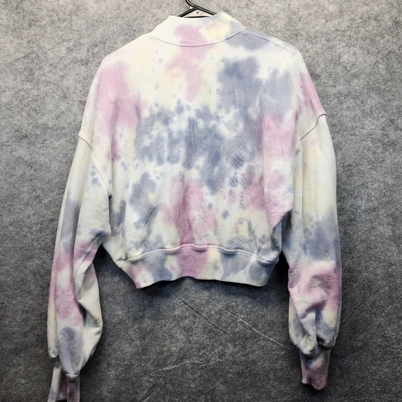 Spiritual Gangster Tie-Dye Cowl Neck Sweater - Pastel Hues - Picture 8 of 11